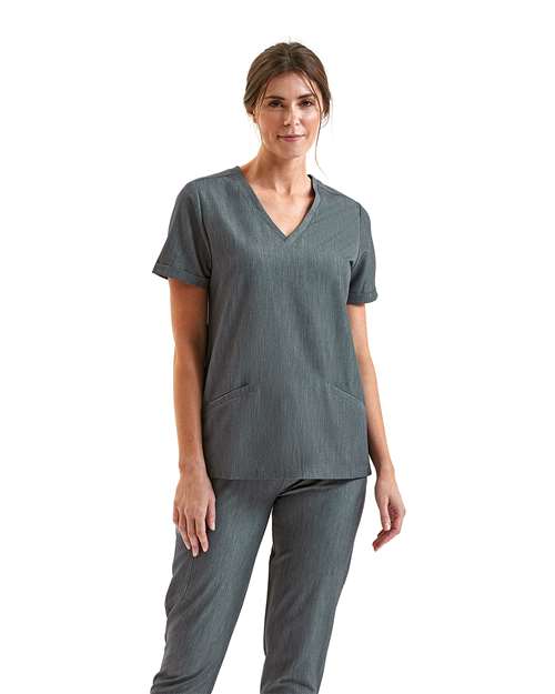 Women's Invincible V-Neck Stretch Scrub Top - Onna - NN310