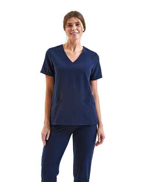 Women's Invincible V-Neck Stretch Scrub Top - Onna - NN310