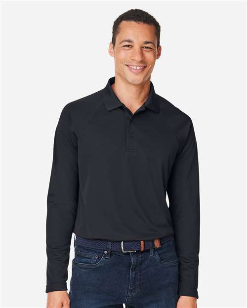 Men's Charge Snag and Soil Protect Long Sleeve Polo - Harriton – M208L