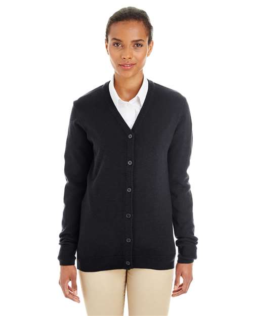 Women's Pilbloc V-Neck Button Cardigan Sweater - Harriton - M425W