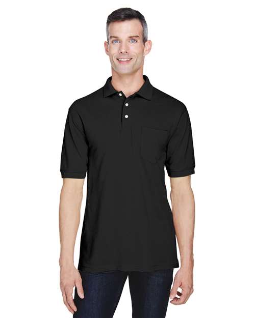 Men's Easy Blend™ Polo with Pocket - Harriton – M265P