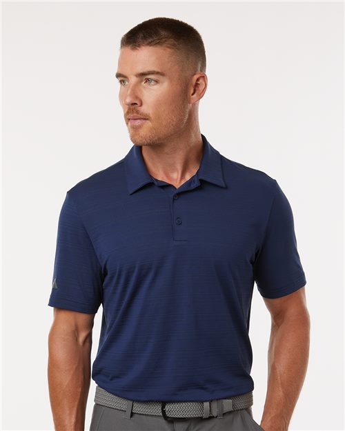 Men's Textured Stripe Polo - Adidas – A704