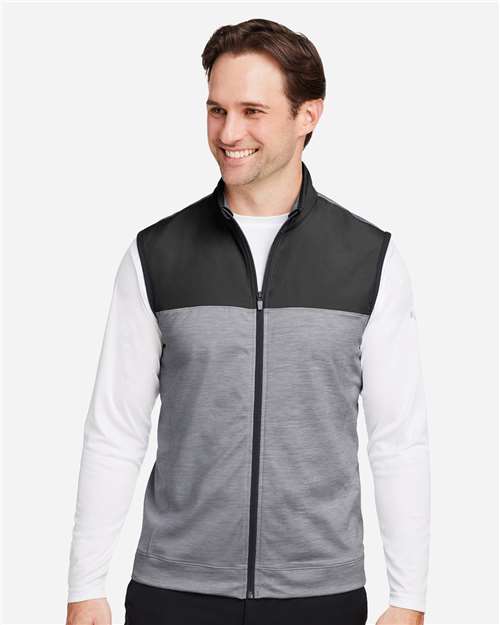 Men's Cloudspun Colorblock Vest - Puma Golf - 537465