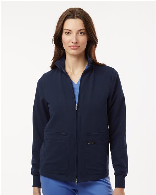 Women's Ceri Essential Full-Zip 6-Pocket Scrub Jacket - Jaanuu - W60001