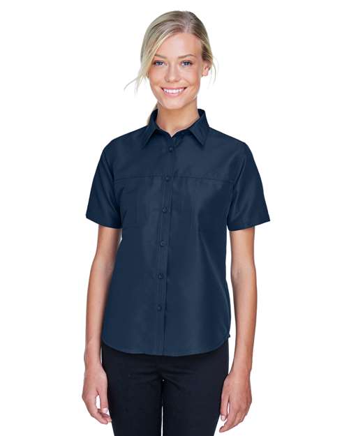 Women's Key West Short Sleeve Performance Staff Shirt - Harriton - M580W