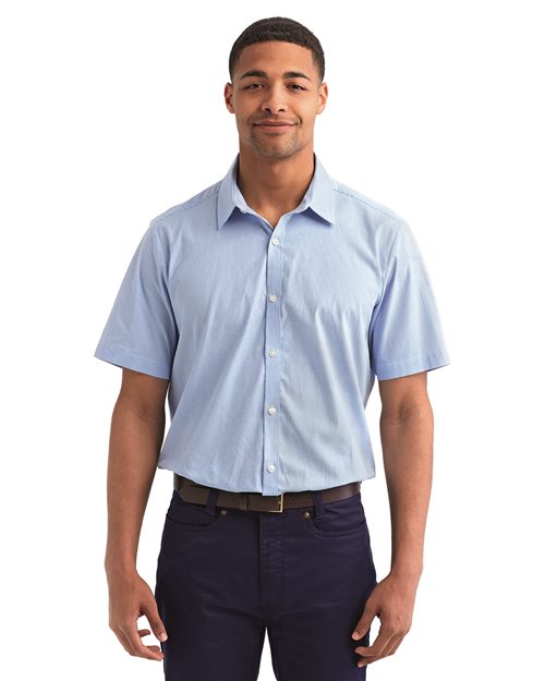 Men's Microcheck Gingham Cotton Shirt - Artisan Collection by Reprime - RP221