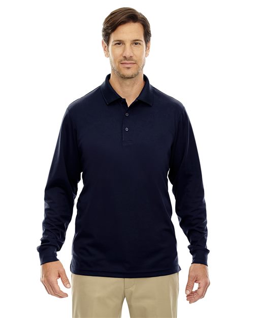 Men's Tall Pinnacle Performance Long Sleeve Piqué Polo - CORE365 - 13277