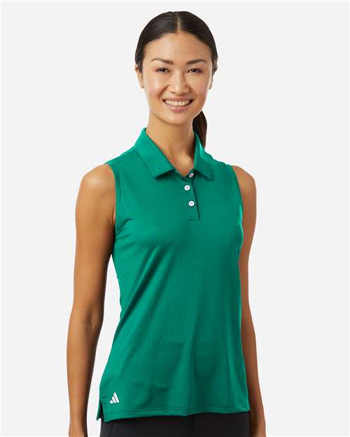 Women's Ottoman Sleeveless Polo - Adidas – A1005