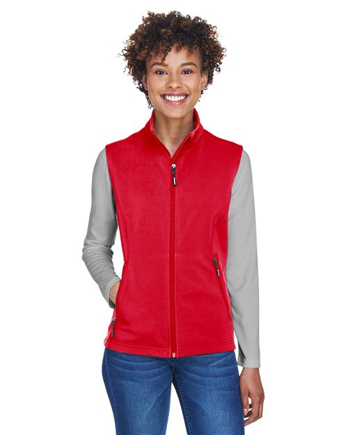 Women's Cruise Two-Layer Fleece Bonded Soft Shell Vest - CORE365 - CE701W