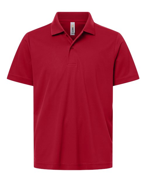 Youth Nova Performance Pique Polo - CORE365 - 16392
