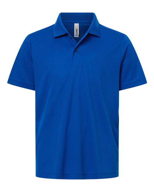 Youth Nova Performance Pique Polo - CORE365 - 16392