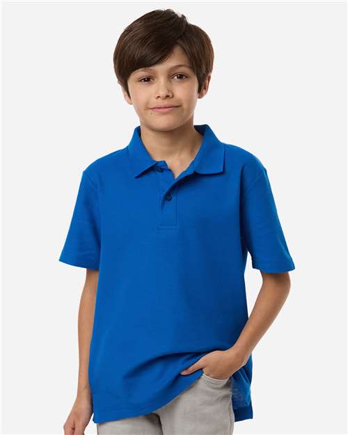 Youth Resolve CVC Performance Pique Polo - CORE365 - 16393