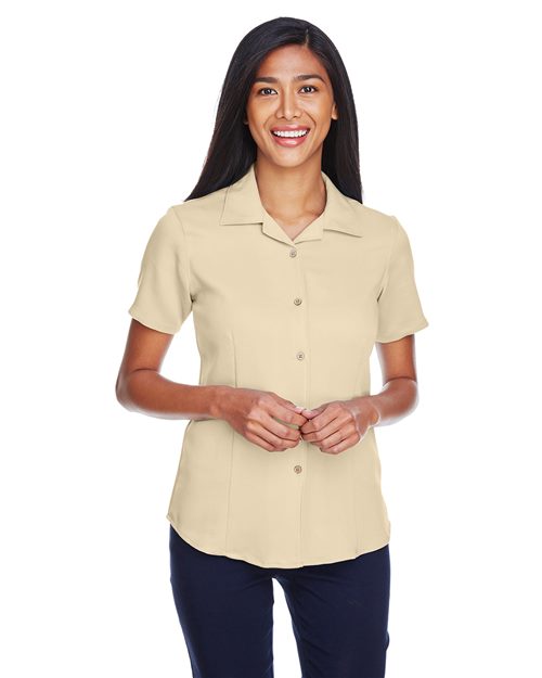 Women's Bahama Cord Camp Shirt - Harriton - M570W