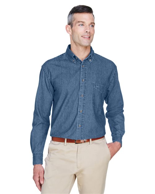 Men's Denim Shirt - Harriton - M550