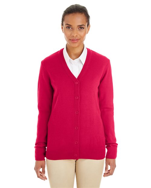 Women's Pilbloc V-Neck Button Cardigan Sweater - Harriton - M425W