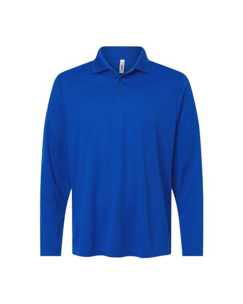 Men's Nova Performance Long Sleeve Pique Polo - CORE365 - 16387