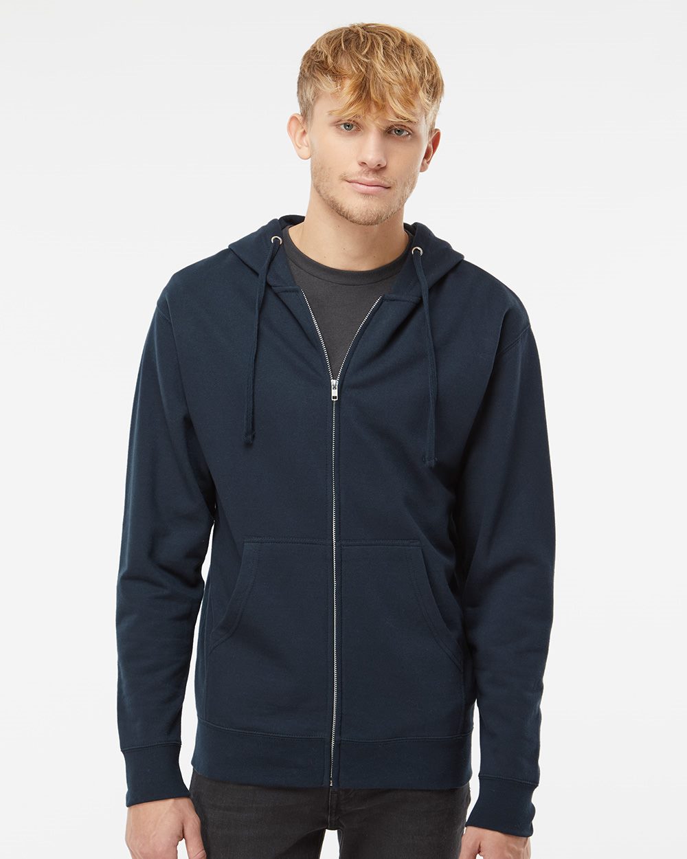 Unisex 8.5 oz. Midweight Full-Zip Hooded Sweatshirt - Independent Trading Co. - SS4500Z