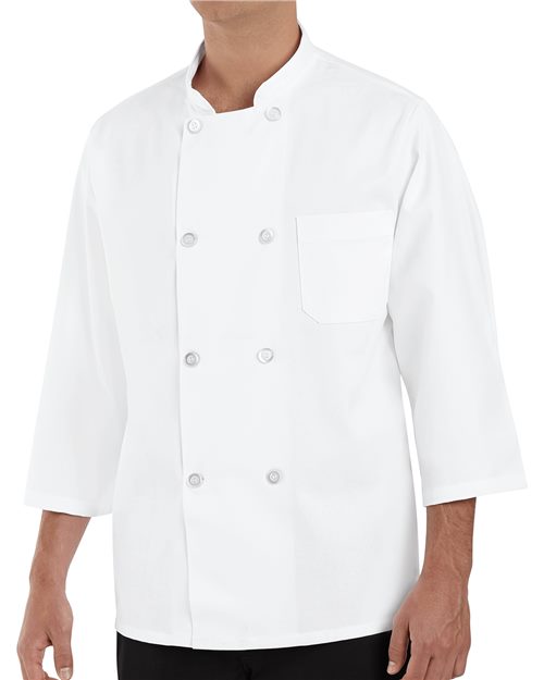 Three-Quarter Sleeve Chef Coat - Chef Designs - 0402