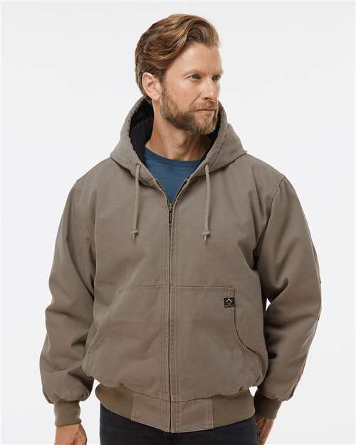 Men's Cheyenne Boulder Cloth™ Hooded Jacket with Tricot Quilt Lining - DRI DUCK – 5020