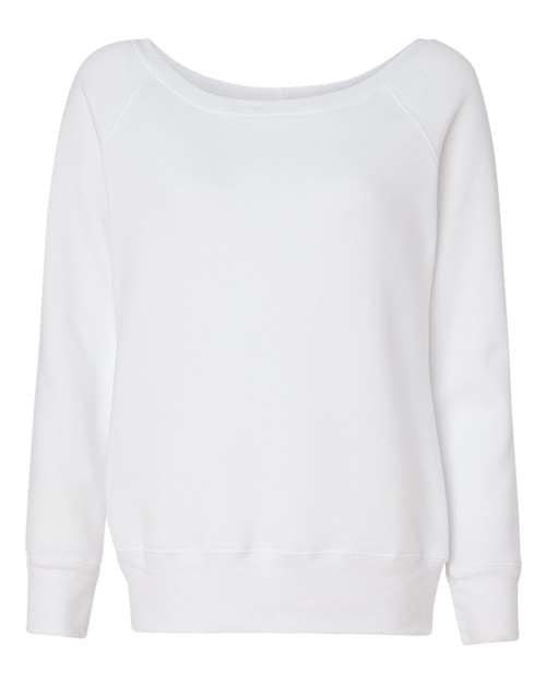 Women’s Sponge Fleece Wide Neck Sweatshirt - BELLA + CANVAS - 7501