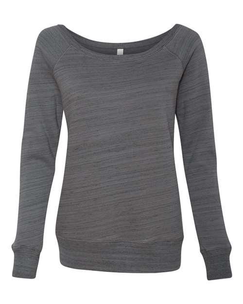 Women’s Sponge Fleece Wide Neck Sweatshirt - BELLA + CANVAS - 7501