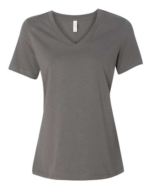 Women’s Relaxed Jersey V-Neck Tee - BELLA + CANVAS - 6405