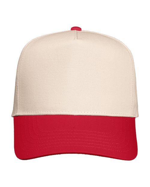Five-Panel Twill Cap - Valucap - 8869