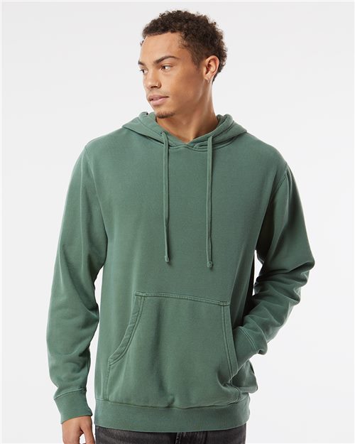 Unisex Midweight Pigment-Dyed Hooded Sweatshirt - Independent Trading Co. - PRM4500