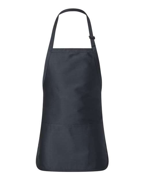 Full-Length Apron with Pouch Pocket - Q-Tees - Q4250