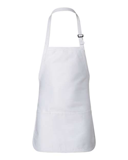 Full-Length Apron with Pouch Pocket - Q-Tees - Q4250