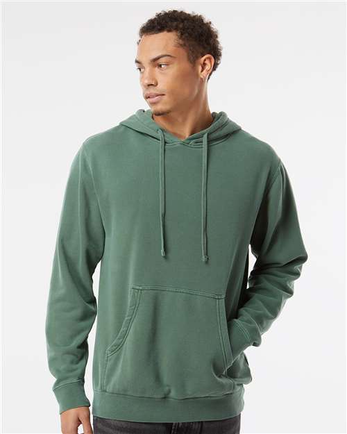 Unisex Midweight Pigment-Dyed Hooded Sweatshirt - Independent Trading Co. - PRM4500