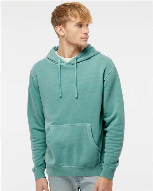 Unisex Midweight Pigment-Dyed Hooded Sweatshirt - Independent Trading Co. - PRM4500