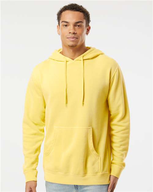Unisex Midweight Pigment-Dyed Hooded Sweatshirt - Independent Trading Co. - PRM4500