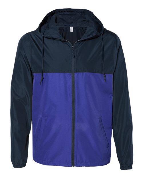 Men's Lightweight Windbreaker Full-Zip Jacket - Independent Trading Co. - EXP54LWZ