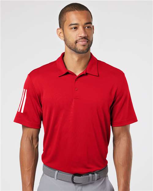 Men's Floating 3-Stripes Polo - Adidas – A480