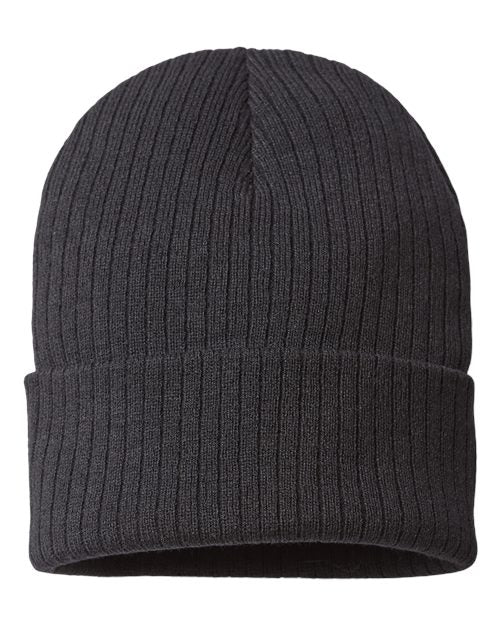 Sustainable Rib Cuffed Beanie - Atlantis Headwear - RIO