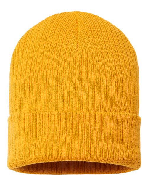 Sustainable Rib Cuffed Beanie - Atlantis Headwear - RIO
