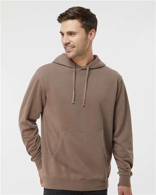 Unisex Midweight Pigment-Dyed Hooded Sweatshirt - Independent Trading Co. - PRM4500