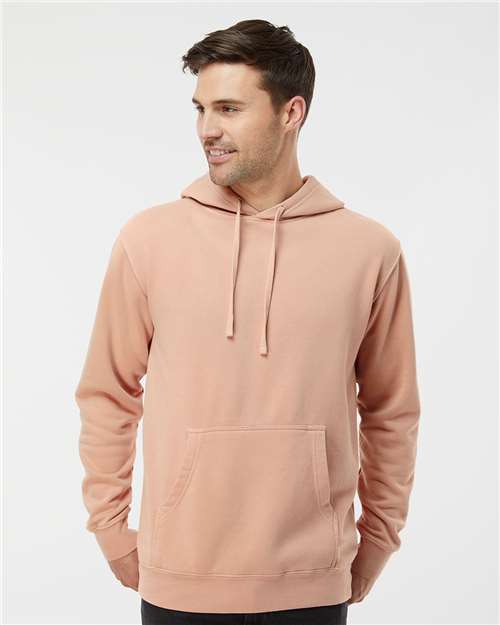 Unisex Midweight Pigment-Dyed Hooded Sweatshirt - Independent Trading Co. - PRM4500