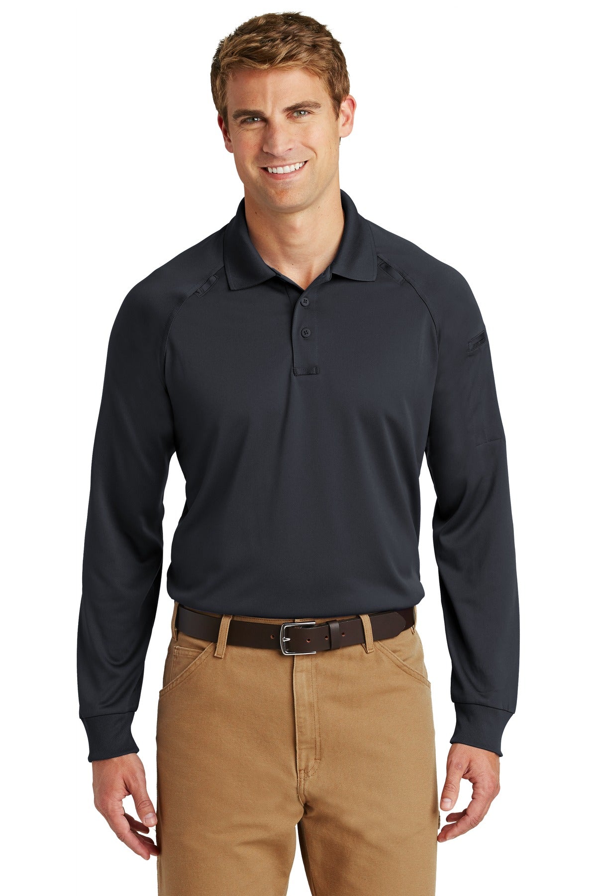 CornerStone ® - Select Long Sleeve Snag-Proof Tactical Polo. CS410LS
