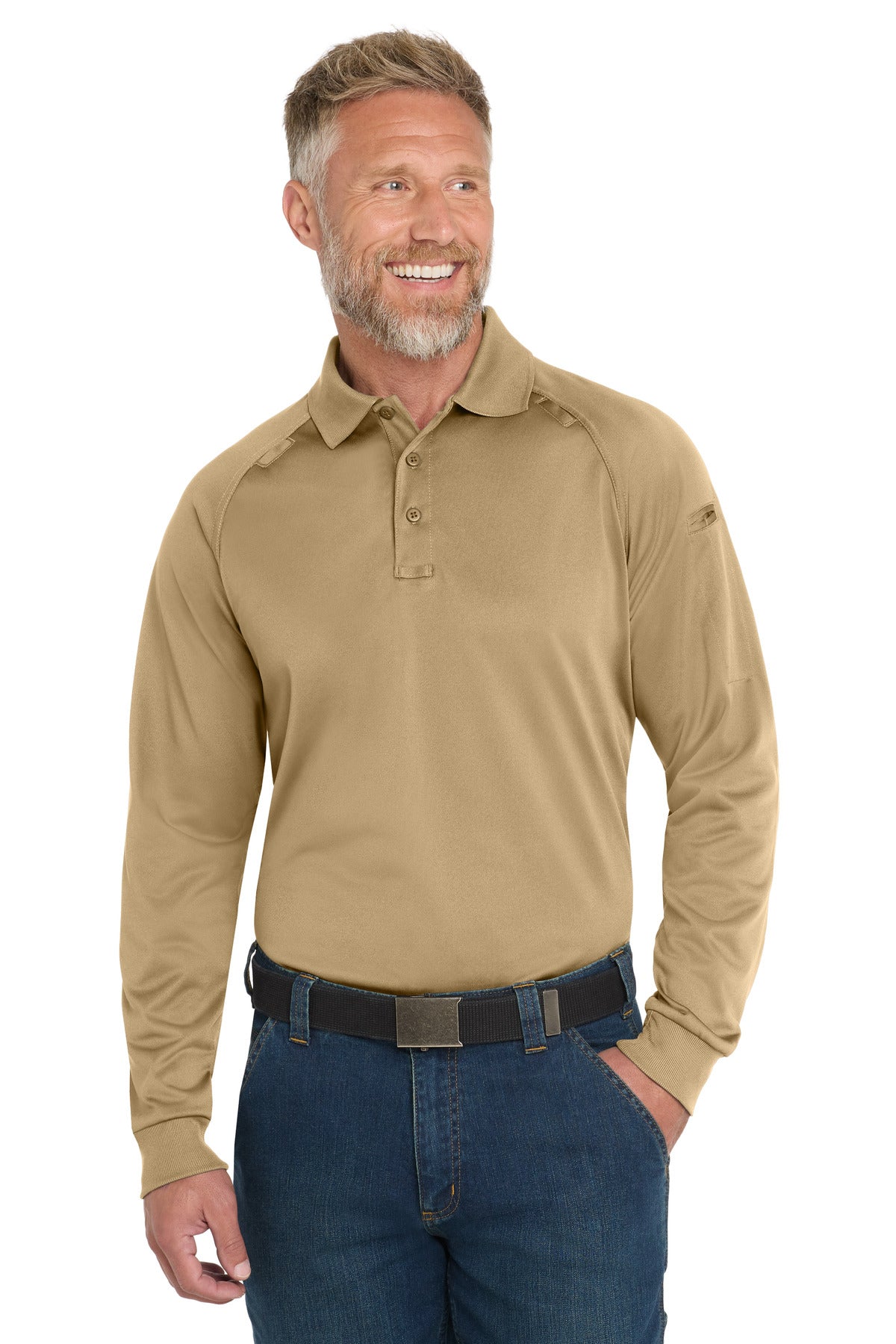 CornerStone ® - Select Long Sleeve Snag-Proof Tactical Polo. CS410LS - CS410LS