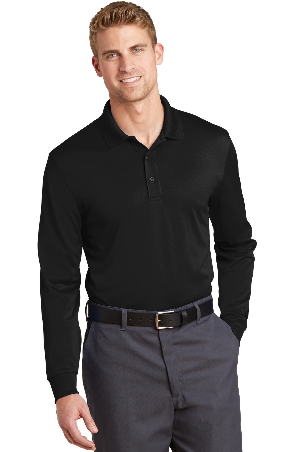 CornerStone ® Select Snag-Proof Long Sleeve Polo. CS412LS - CS412LS