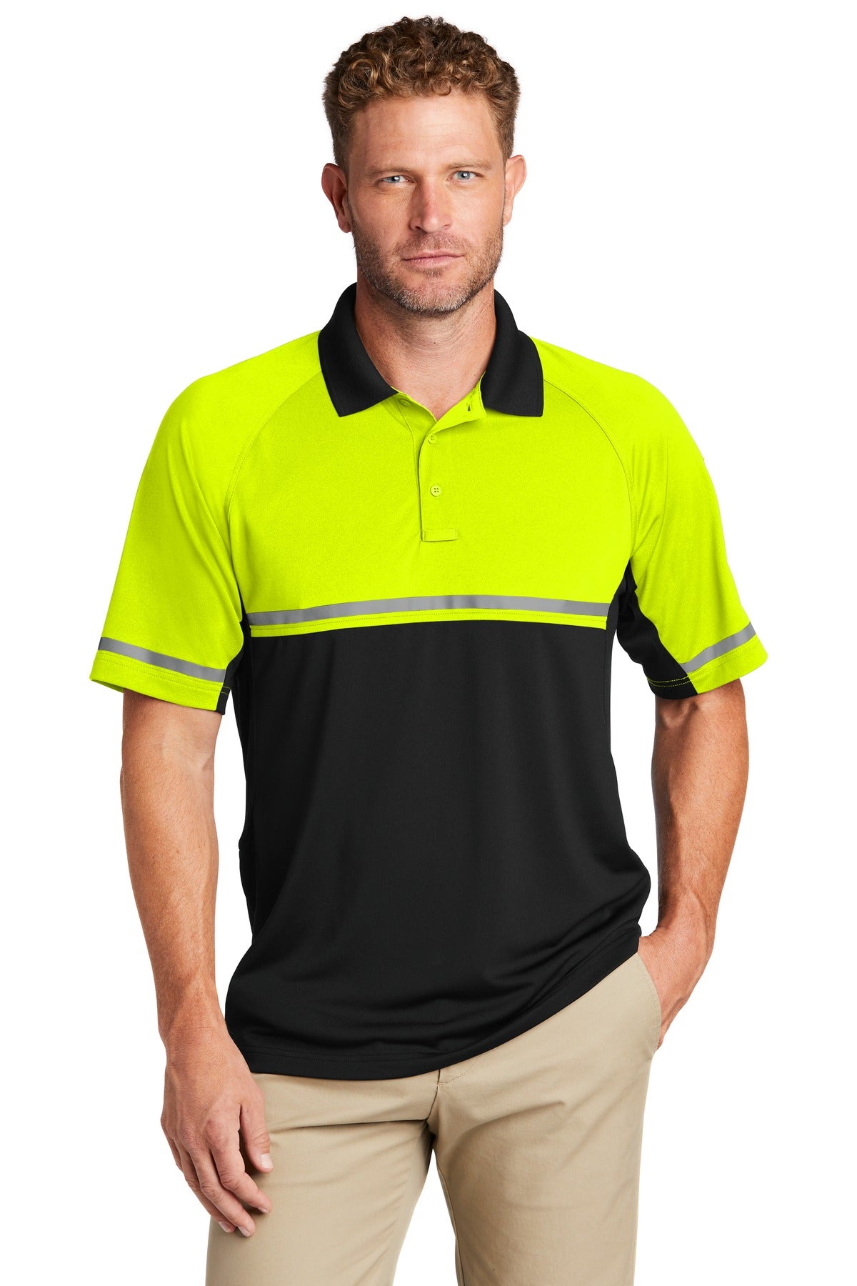 CornerStone ® Select Lightweight Snag-Proof Enhanced Visibility Polo CS423 - CS423