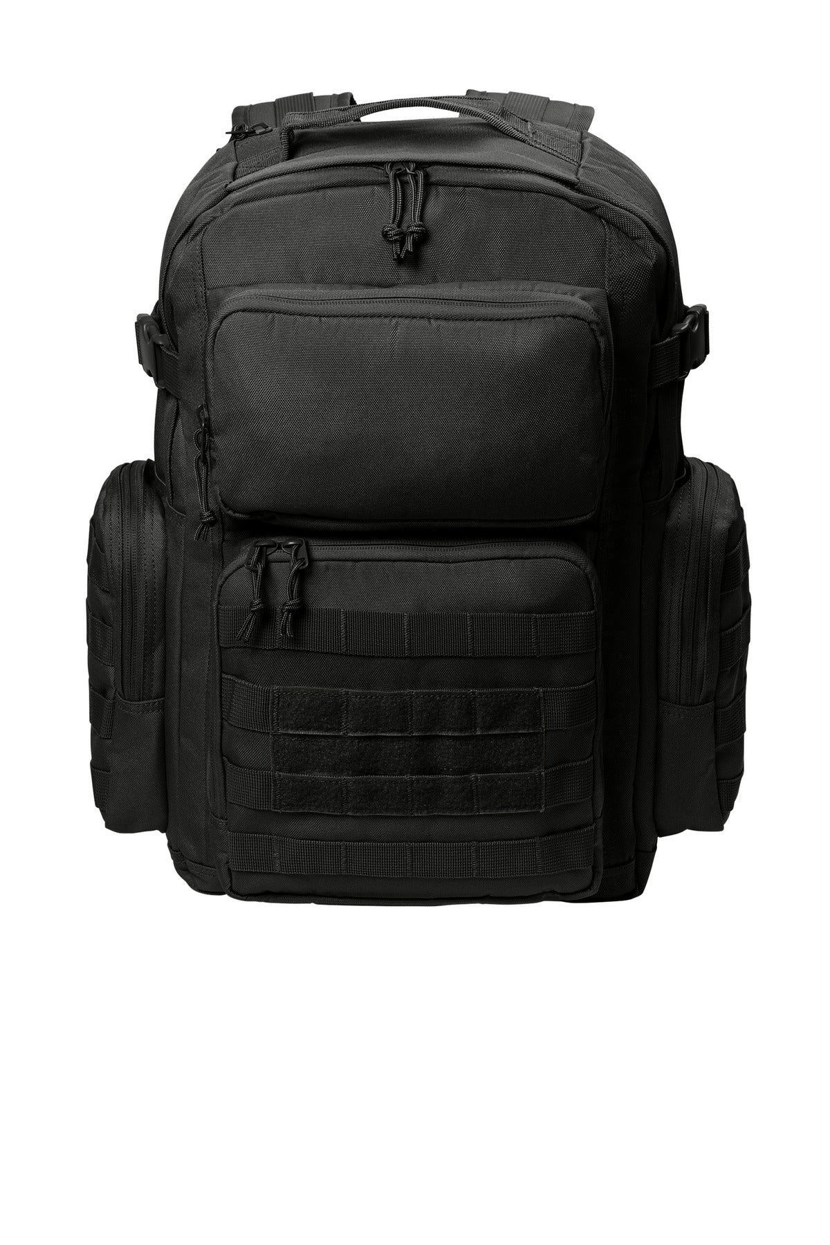 Black utility work backpack
