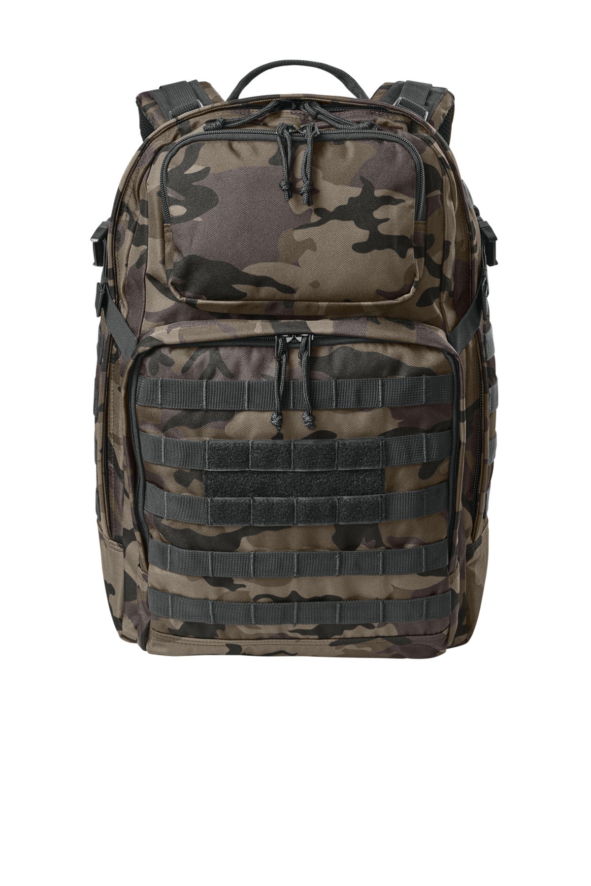 Black camo utility backpack