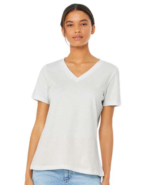 Women’s Relaxed Jersey V-Neck Tee - BELLA + CANVAS - 6405