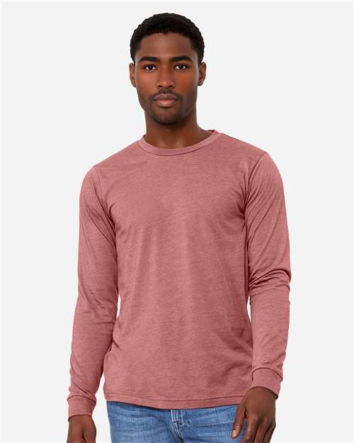 Heather CVC Long Sleeve Tee - BELLA + CANVAS - 3501CVC