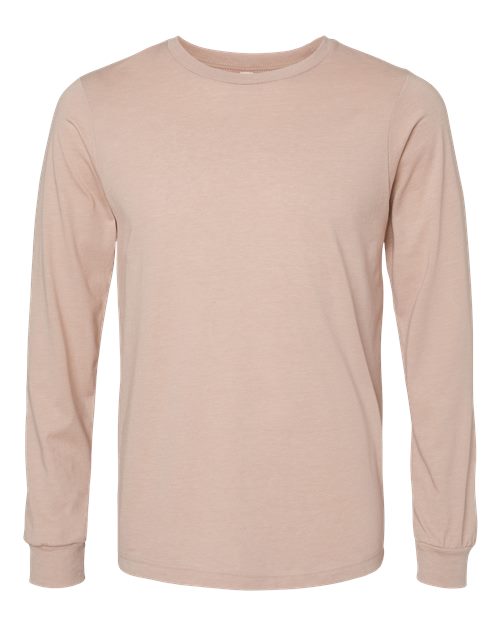 Heather CVC Long Sleeve Tee - BELLA + CANVAS - 3501CVC