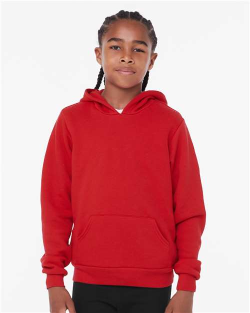 Youth Sponge Fleece Hoodie Sweatshirt - BELLA + CANVAS - 3719Y