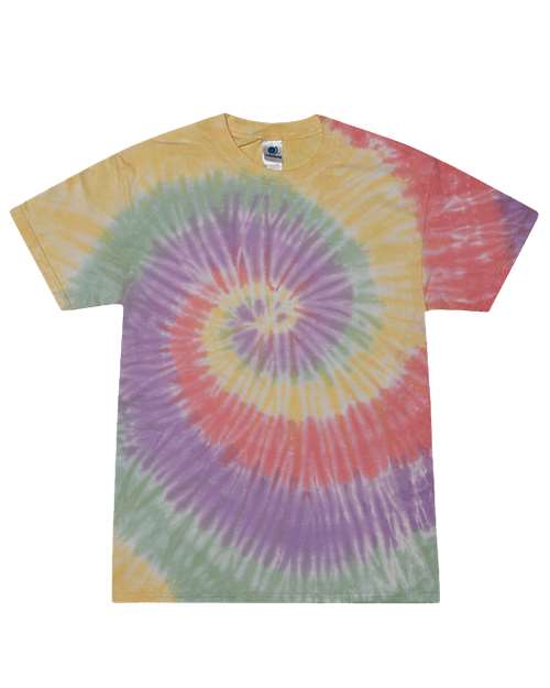 Unisex Multi-Color Tie-Dyed T-Shirt - Colortone - 1000